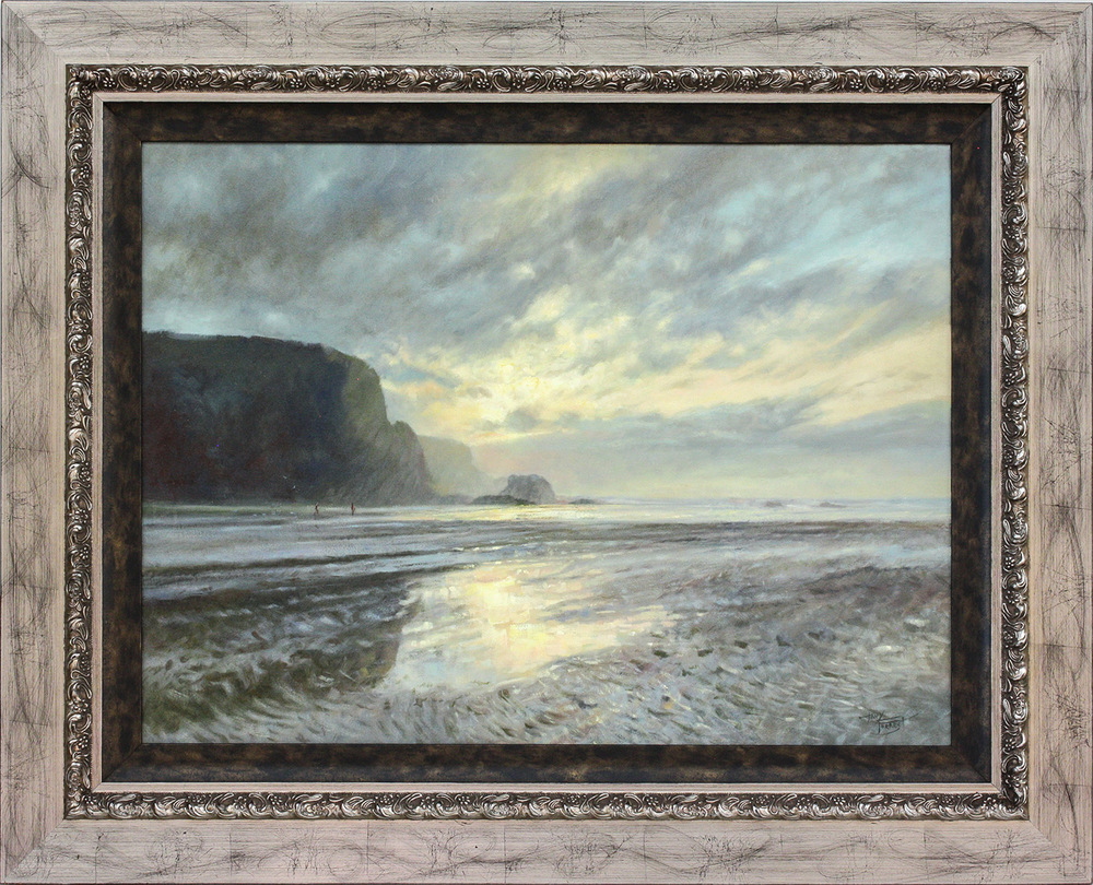 Promotional Items - TONY FORREST - EVENING AT MAWGAN PORTH - OIL - 24 X 32