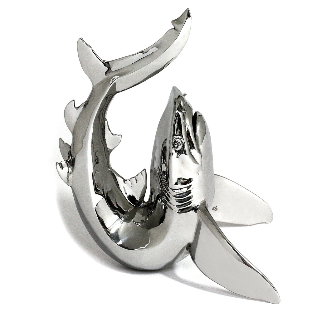 Victor Douieb - TIGER SHARK - SOUPLESSE - STAINLESS STEEL - 8 1/2 X 6 X 6 1/2
