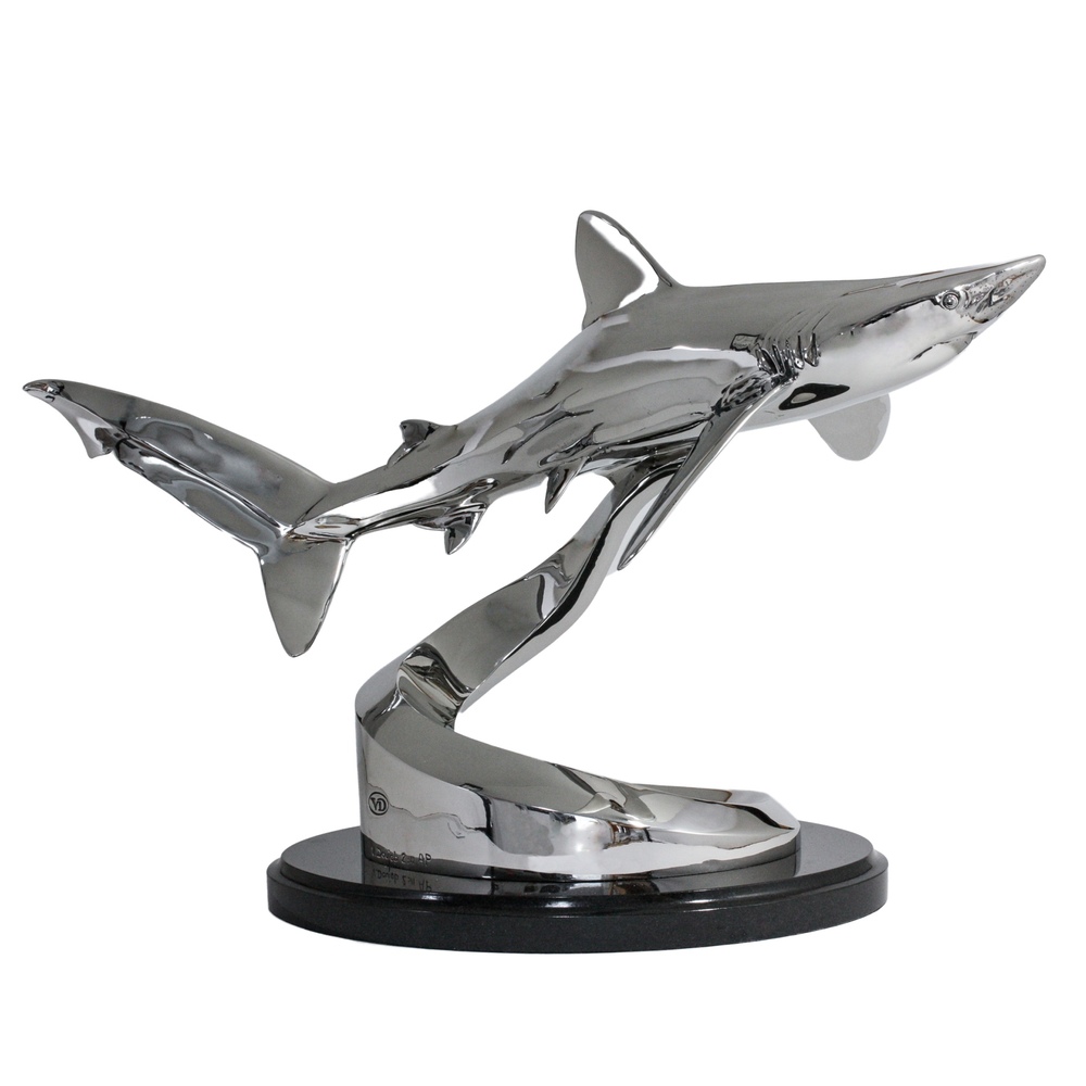 Victor Douieb - BLUE SHARK - STAINLESS STEEL - 18 X 26 X 13