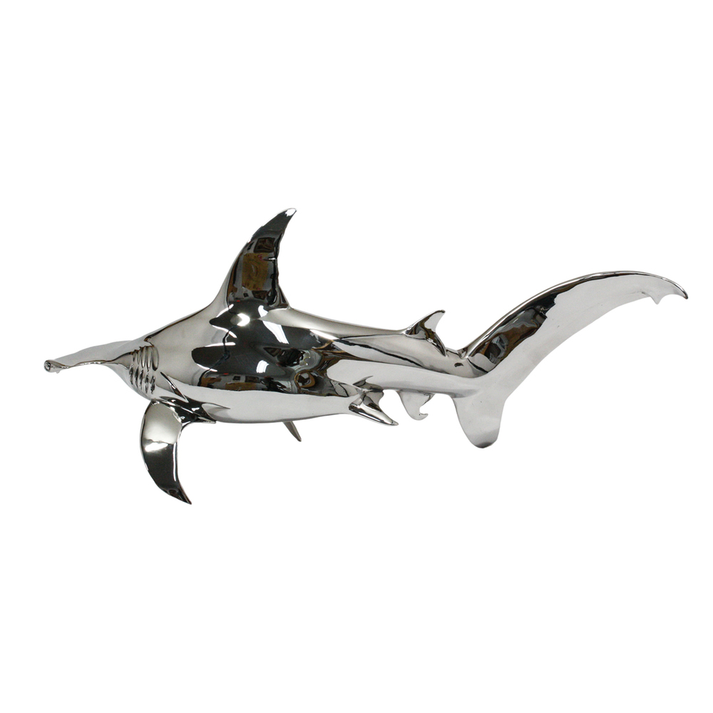 Victor Douieb - HAMMERHEAD SHARK - STAINLESS STEEL - 6 X 14 X 5