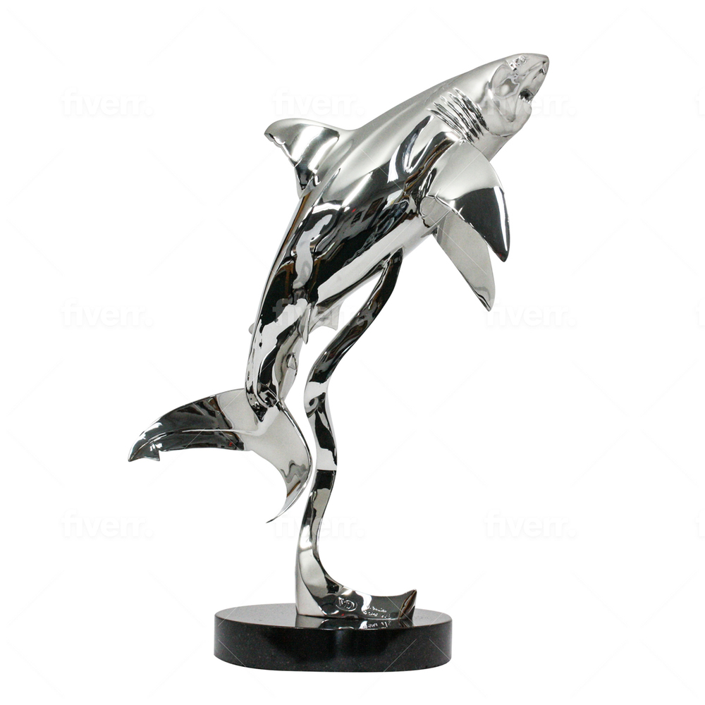 Victor Douieb - GUADALUPE - STAINLESS STEEL - 23 X 16 X 12