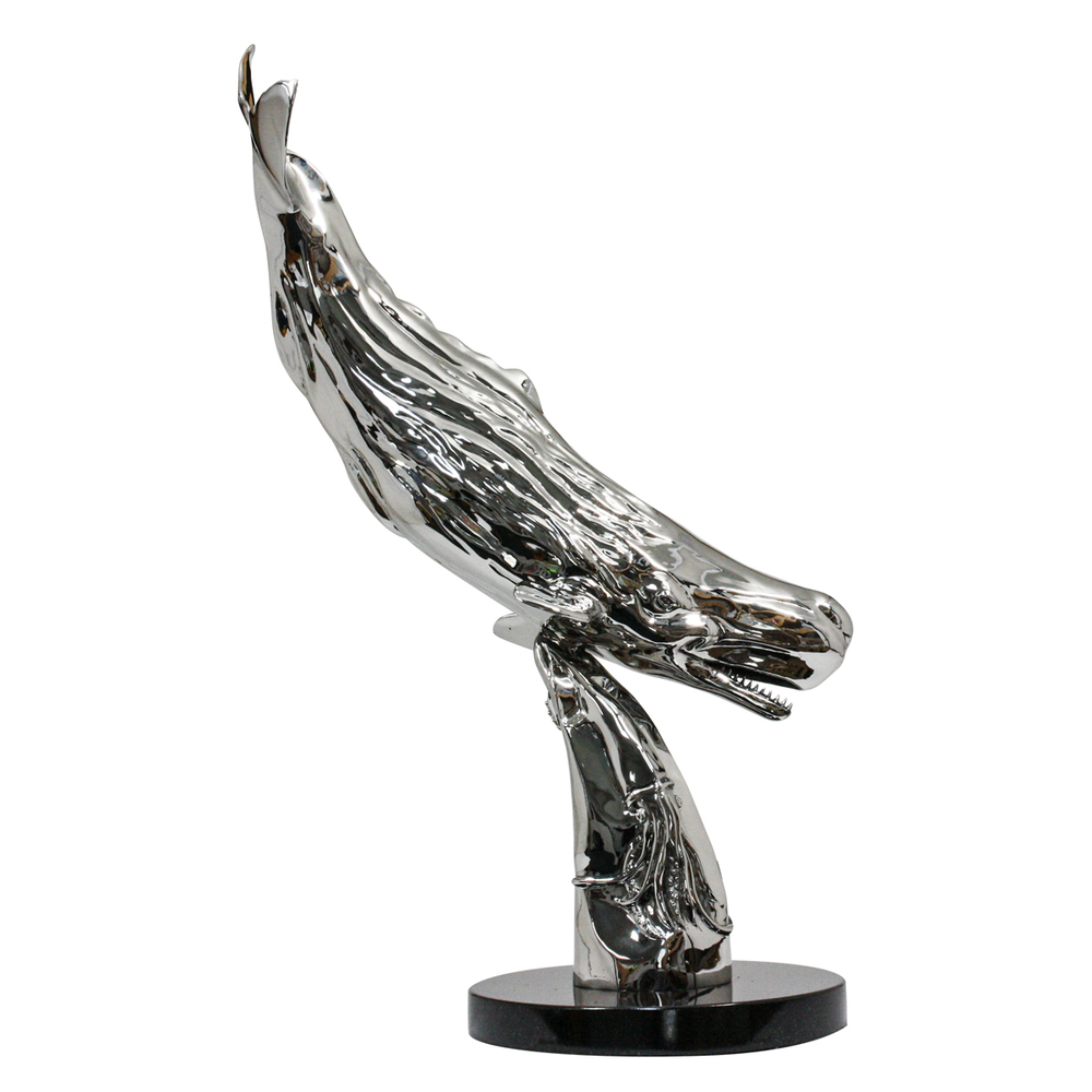 Victor Douieb - MOBY DICK - STAINLESS STEEL - 23 1/2 X 15 X 8