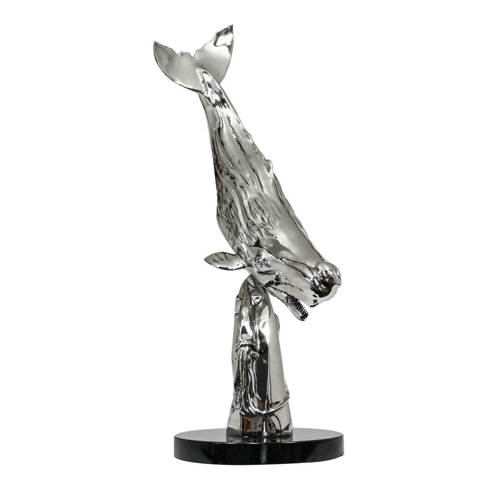 Victor Douieb - MOBY DICK - STAINLESS STEEL - 23 1/2 X 15 X 8