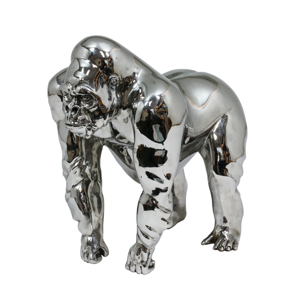 Victor Douieb - GORILLA - STAINLESS STEEL - 10 X 11 X 6 1/2