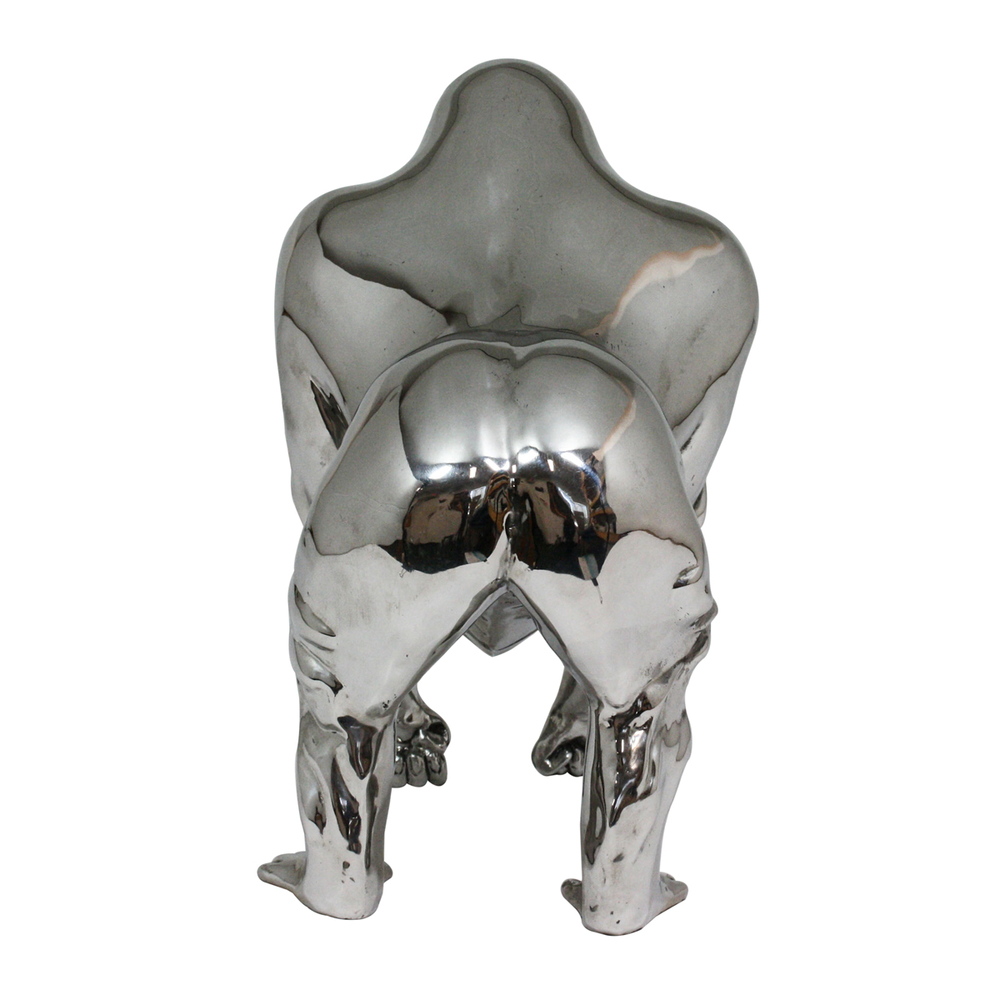 Victor Douieb - GORILLA - STAINLESS STEEL - 10 X 11 X 6 1/2