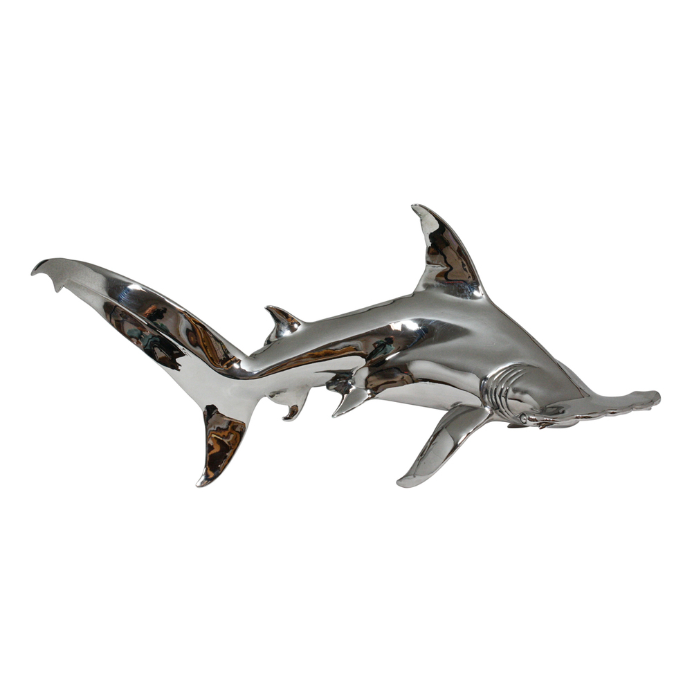 Victor Douieb - HAMMERHEAD SHARK - STAINLESS STEEL - 6 X 14 1/2 X 6