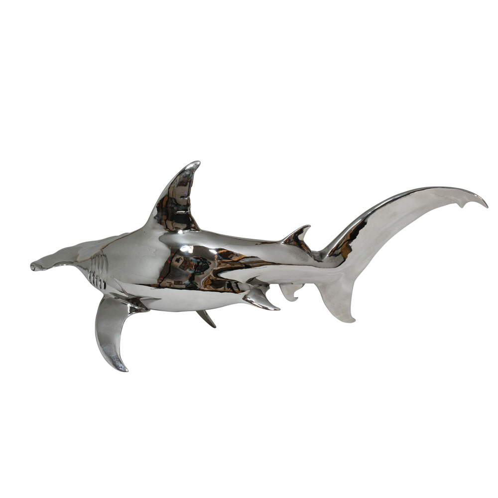 Victor Douieb - HAMMERHEAD SHARK - STAINLESS STEEL - 6 X 14 1/2 X 6