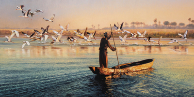 David Langmead - HOMEWARD BOUND - GICLEE - 33 X 63