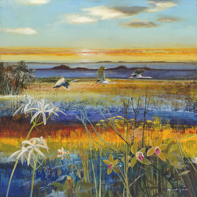 Margaret Gradwell - SEVEN SISTERS - GICLEE - 49 1/2 X 49 1/2