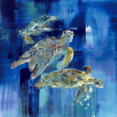 Derric van Rensburg - AQUASCAPE II - GICLEE - 40 X 40