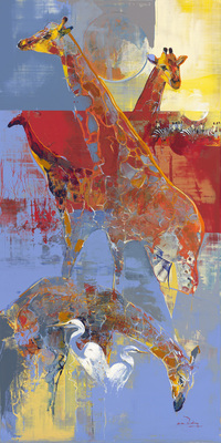 Derric van Rensburg - THE WANDERERS - GICLEE - 72 X 36