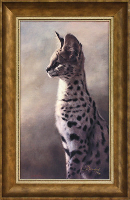 Claire Naylor - CLAIRE NAYLOR - SERVAL SENTRY - GICLEE - 24 X 14