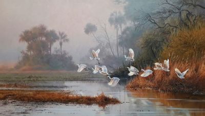 David Langmead - MELLOW MISTS - GICLEE - 24 X 40