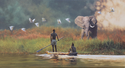 David Langmead - DELTA TRAFFIC - GICLEE - 19 X 35