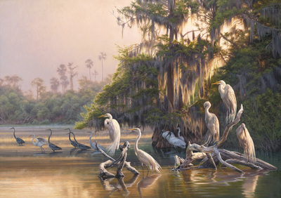 David Langmead - MORNING HAS BROKEN (REDUCED SIZE) - GICLEE - 36 X 51