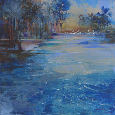Derric van Rensburg - CRYSTAL SPRINGS - GICLEE - 43 X 43