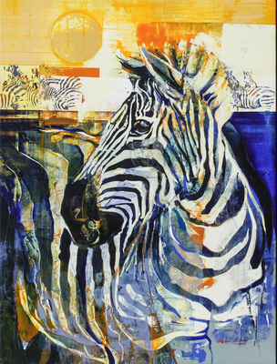 Derric van Rensburg - PATTERNS IN THE WILD - ACRYLIC ON CANVAS - 40 X 30