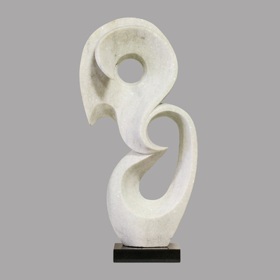 Godfrey Zonde - WATER SPIRIT - DOLOMITE - 36 X 16 1/2 X 7