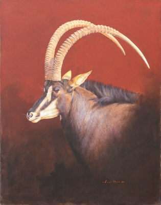 Jean Abrie - ROYAL CROWN - OIL ON CANVAS - 53 3/4 X 41 3/4
