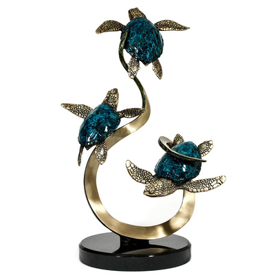 Joseph Quillan - MOONLIGHT CAROUSEL - BRONZE - 10 X 5 1/2 X 18 1/2