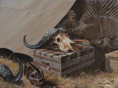 John Seerey-Lester - TROPHY TENT - GICLEE - 12 X 16