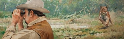 John Seerey-Lester - BLINDSIDED - GICLEE - 12 X 36