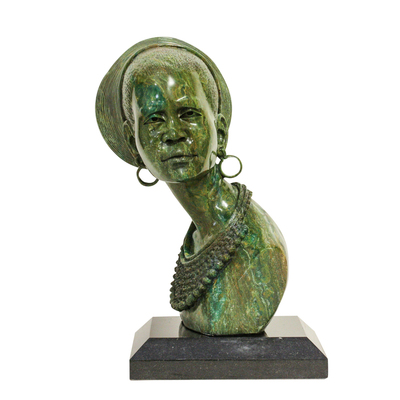 James Tandi - PEDI LADY - VERDITE - 15 X 8 X 12