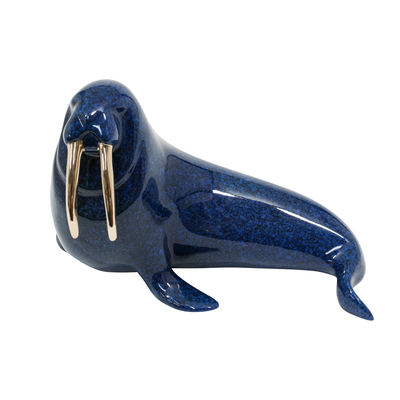Loet Vanderveen - WALRUS (104) - BRONZE - 6.5 X 4.5 - These sculptures are bronze limited editions.
<br>
<br><a href="/[sculpture]/[available]-[patina]-[swatches]/">More than 30 patinas are available</a>. Available patinas are indicated as IN STOCK. Loet Vanderveen limited editions are always in strong demand and our stocked inventory sells quickly. Special orders are not being taken at this time.
<br>
<br>Allow a few weeks for your sculptures to arrive as each one is thoroughly prepared and packed in our warehouse. This includes fully customized crating and boxing for each piece. Your patience is appreciated during this process as we strive to ensure that your new artwork safely arrives.
<br>
<br>Shipping and Handling TBD