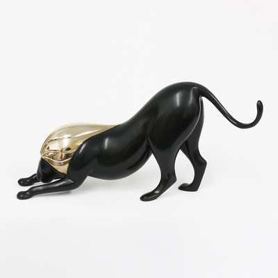Loet Vanderveen - LION, LEO (127) - BRONZE - 115 X 5 X 7 - These sculptures are bronze limited editions.
<br>
<br><a href="/[sculpture]/[available]-[patina]-[swatches]/">More than 30 patinas are available</a>. Available patinas are indicated as IN STOCK. Loet Vanderveen limited editions are always in strong demand and our stocked inventory sells quickly. Special orders are not being taken at this time.
<br>
<br>Allow a few weeks for your sculptures to arrive as each one is thoroughly prepared and packed in our warehouse. This includes fully customized crating and boxing for each piece. Your patience is appreciated during this process as we strive to ensure that your new artwork safely arrives.
<br>
<br>Shipping and Handling TBD