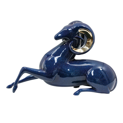 Loet Vanderveen - BIGHORN (139) - BRONZE - 21 X 7 X 14 - These sculptures are bronze limited editions.
<br>
<br><a href="/[sculpture]/[available]-[patina]-[swatches]/">More than 30 patinas are available</a>. Available patinas are indicated as IN STOCK. Loet Vanderveen limited editions are always in strong demand and our stocked inventory sells quickly. Special orders are not being taken at this time.
<br>
<br>Allow a few weeks for your sculptures to arrive as each one is thoroughly prepared and packed in our warehouse. This includes fully customized crating and boxing for each piece. Your patience is appreciated during this process as we strive to ensure that your new artwork safely arrives.
<br>
<br>Shipping and Handling TBD