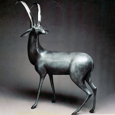 Loet Vanderveen - ANTELOPE (140) - BRONZE - 18 X 25 - These sculptures are bronze limited editions.
<br>
<br><a href="/[sculpture]/[available]-[patina]-[swatches]/">More than 30 patinas are available</a>. Available patinas are indicated as IN STOCK. Loet Vanderveen limited editions are always in strong demand and our stocked inventory sells quickly. Special orders are not being taken at this time.
<br>
<br>Allow a few weeks for your sculptures to arrive as each one is thoroughly prepared and packed in our warehouse. This includes fully customized crating and boxing for each piece. Your patience is appreciated during this process as we strive to ensure that your new artwork safely arrives.
<br>
<br>Shipping and Handling TBD