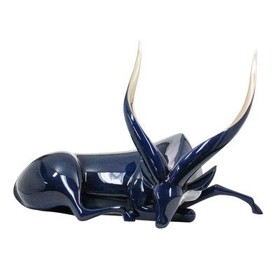 Loet Vanderveen - BONGO (143) - BRONZE - 27 X 14 X 19 - These sculptures are bronze limited editions.
<br>
<br><a href="/[sculpture]/[available]-[patina]-[swatches]/">More than 30 patinas are available</a>. Available patinas are indicated as IN STOCK. Loet Vanderveen limited editions are always in strong demand and our stocked inventory sells quickly. Special orders are not being taken at this time.
<br>
<br>Allow a few weeks for your sculptures to arrive as each one is thoroughly prepared and packed in our warehouse. This includes fully customized crating and boxing for each piece. Your patience is appreciated during this process as we strive to ensure that your new artwork safely arrives.
<br>
<br>Shipping and Handling TBD
