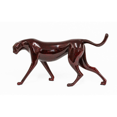 Loet Vanderveen - CHEETAH (147) - BRONZE - 11 X 6.5 - Free Shipping Anywhere In The USA!
<br>
<br>These sculptures are bronze limited editions.
<br>
<br><a href="/[sculpture]/[available]-[patina]-[swatches]/">More than 30 patinas are available</a>. Available patinas are indicated as IN STOCK. Loet Vanderveen limited editions are always in strong demand and our stocked inventory sells quickly. Special orders are not being taken at this time.
<br>
<br>Allow a few weeks for your sculptures to arrive as each one is thoroughly prepared and packed in our warehouse. This includes fully customized crating and boxing for each piece. Your patience is appreciated during this process as we strive to ensure that your new artwork safely arrives.