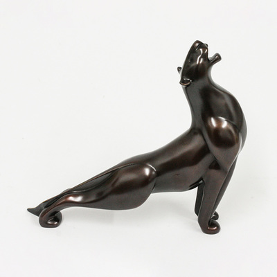 Loet Vanderveen - LIONESS (149) - BRONZE - 7 X 7 - These sculptures are bronze limited editions.
<br>
<br><a href="/[sculpture]/[available]-[patina]-[swatches]/">More than 30 patinas are available</a>. Available patinas are indicated as IN STOCK. Loet Vanderveen limited editions are always in strong demand and our stocked inventory sells quickly. Special orders are not being taken at this time.
<br>
<br>Allow a few weeks for your sculptures to arrive as each one is thoroughly prepared and packed in our warehouse. This includes fully customized crating and boxing for each piece. Your patience is appreciated during this process as we strive to ensure that your new artwork safely arrives.
<br>
<br>Shipping and Handling TBD