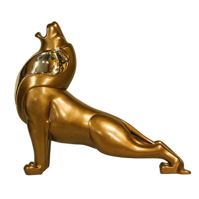 Loet Vanderveen - LION, ROARING  (150) - BRONZE - 23.5 X 8 X 21.5 - These sculptures are bronze limited editions.
<br>
<br><a href="/[sculpture]/[available]-[patina]-[swatches]/">More than 30 patinas are available</a>. Available patinas are indicated as IN STOCK. Loet Vanderveen limited editions are always in strong demand and our stocked inventory sells quickly. Special orders are not being taken at this time.
<br>
<br>Allow a few weeks for your sculptures to arrive as each one is thoroughly prepared and packed in our warehouse. This includes fully customized crating and boxing for each piece. Your patience is appreciated during this process as we strive to ensure that your new artwork safely arrives.
<br>
<br>Shipping and Handling TBD