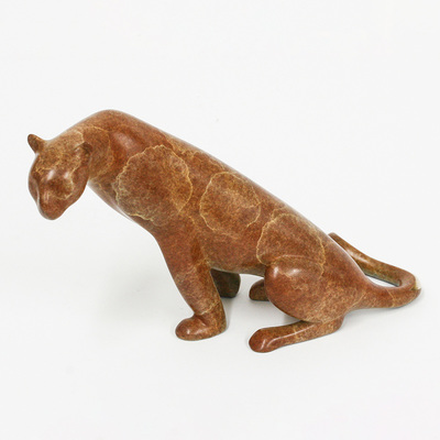 Loet Vanderveen - LION, MOUNTAIN (156) - BRONZE - 5 X 9 - These sculptures are bronze limited editions.
<br>
<br><a href="/[sculpture]/[available]-[patina]-[swatches]/">More than 30 patinas are available</a>. Available patinas are indicated as IN STOCK. Loet Vanderveen limited editions are always in strong demand and our stocked inventory sells quickly. Special orders are not being taken at this time.
<br>
<br>Allow a few weeks for your sculptures to arrive as each one is thoroughly prepared and packed in our warehouse. This includes fully customized crating and boxing for each piece. Your patience is appreciated during this process as we strive to ensure that your new artwork safely arrives.
<br>
<br>Shipping and Handling TBD