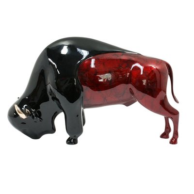 Loet Vanderveen - BISON (165) - BRONZE - 15 X 10 X 9 - These sculptures are bronze limited editions.
<br>
<br><a href="/[sculpture]/[available]-[patina]-[swatches]/">More than 30 patinas are available</a>. Available patinas are indicated as IN STOCK. Loet Vanderveen limited editions are always in strong demand and our stocked inventory sells quickly. Special orders are not being taken at this time.
<br>
<br>Allow a few weeks for your sculptures to arrive as each one is thoroughly prepared and packed in our warehouse. This includes fully customized crating and boxing for each piece. Your patience is appreciated during this process as we strive to ensure that your new artwork safely arrives.
<br>
<br>Shipping and Handling TBD