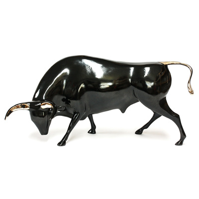 Loet Vanderveen - BULL, TORO (171) - BRONZE - 19.5 X 9 X 9 - Free Shipping Anywhere In The USA!
<br>
<br>These sculptures are bronze limited editions.
<br>
<br><a href="/[sculpture]/[available]-[patina]-[swatches]/">More than 30 patinas are available</a>. Available patinas are indicated as IN STOCK. Loet Vanderveen limited editions are always in strong demand and our stocked inventory sells quickly. Special orders are not being taken at this time.
<br>
<br>Allow a few weeks for your sculptures to arrive as each one is thoroughly prepared and packed in our warehouse. This includes fully customized crating and boxing for each piece. Your patience is appreciated during this process as we strive to ensure that your new artwork safely arrives.