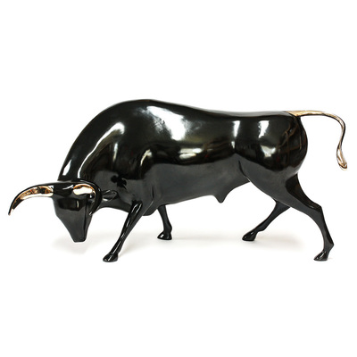 Loet Vanderveen - BULL, TORO (171) - BRONZE - 19.5 X 9 X 9 - These sculptures are bronze limited editions.
<br>
<br><a href="/[sculpture]/[available]-[patina]-[swatches]/">More than 30 patinas are available</a>. Available patinas are indicated as IN STOCK. Loet Vanderveen limited editions are always in strong demand and our stocked inventory sells quickly. Special orders are not being taken at this time.
<br>
<br>Allow a few weeks for your sculptures to arrive as each one is thoroughly prepared and packed in our warehouse. This includes fully customized crating and boxing for each piece. Your patience is appreciated during this process as we strive to ensure that your new artwork safely arrives.
<br>
<br>Shipping and Handling TBD
