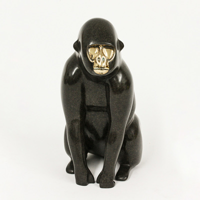 Loet Vanderveen - GORILLA (177) - BRONZE - 5 X 5 X 9 - Free Shipping Anywhere In The USA!
<br>
<br>These sculptures are bronze limited editions.
<br>
<br><a href="/[sculpture]/[available]-[patina]-[swatches]/">More than 30 patinas are available</a>. Available patinas are indicated as IN STOCK. Loet Vanderveen limited editions are always in strong demand and our stocked inventory sells quickly. Special orders are not being taken at this time.
<br>
<br>Allow a few weeks for your sculptures to arrive as each one is thoroughly prepared and packed in our warehouse. This includes fully customized crating and boxing for each piece. Your patience is appreciated during this process as we strive to ensure that your new artwork safely arrives.