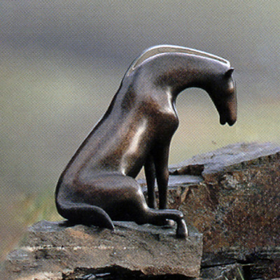 Loet Vanderveen - HORSE, SEATED (178) - BRONZE - 6 X 6.5 - These sculptures are bronze limited editions.
<br>
<br><a href="/[sculpture]/[available]-[patina]-[swatches]/">More than 30 patinas are available</a>. Available patinas are indicated as IN STOCK. Loet Vanderveen limited editions are always in strong demand and our stocked inventory sells quickly. Special orders are not being taken at this time.
<br>
<br>Allow a few weeks for your sculptures to arrive as each one is thoroughly prepared and packed in our warehouse. This includes fully customized crating and boxing for each piece. Your patience is appreciated during this process as we strive to ensure that your new artwork safely arrives.
<br>
<br>Shipping and Handling TBD