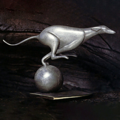 Loet Vanderveen - GREYHOUND ON BRONZE BALL (301) - BRONZE - 6 X 10 - These sculptures are bronze limited editions.
<br>
<br><a href="/[sculpture]/[available]-[patina]-[swatches]/">More than 30 patinas are available</a>. Available patinas are indicated as IN STOCK. Loet Vanderveen limited editions are always in strong demand and our stocked inventory sells quickly. Special orders are not being taken at this time.
<br>
<br>Allow a few weeks for your sculptures to arrive as each one is thoroughly prepared and packed in our warehouse. This includes fully customized crating and boxing for each piece. Your patience is appreciated during this process as we strive to ensure that your new artwork safely arrives.
<br>
<br>Shipping and Handling TBD