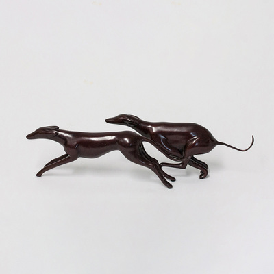 Loet Vanderveen - GREYHOUNDS, RUNNING (303) - BRONZE - 13 X 3 - Free Shipping Anywhere In The USA!<br><br>These sculptures are bronze limited editions.<br><br><a href="/[sculpture]/[available]-[patina]-[swatches]/">More than 30 patinas are available</a>. Available patinas are indicated as IN STOCK. Loet Vanderveen limited editions are always in strong demand and our stocked inventory sells quickly. Please contact the galleries for any special orders.<br><br>Allow a few weeks for your sculptures to arrive as each one is thoroughly prepared and packed in our warehouse. This includes fully customized crating and boxing for each piece. Your patience is appreciated during this process as we strive to ensure that your new artwork safely arrives.
