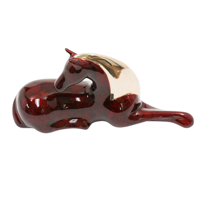 Loet Vanderveen - HORSE, CLASSIC (311) - BRONZE - 5 X 4.5 - These sculptures are bronze limited editions.
<br>
<br><a href="/[sculpture]/[available]-[patina]-[swatches]/">More than 30 patinas are available</a>. Available patinas are indicated as IN STOCK. Loet Vanderveen limited editions are always in strong demand and our stocked inventory sells quickly. Special orders are not being taken at this time.
<br>
<br>Allow a few weeks for your sculptures to arrive as each one is thoroughly prepared and packed in our warehouse. This includes fully customized crating and boxing for each piece. Your patience is appreciated during this process as we strive to ensure that your new artwork safely arrives.
<br>
<br>Shipping and Handling TBD