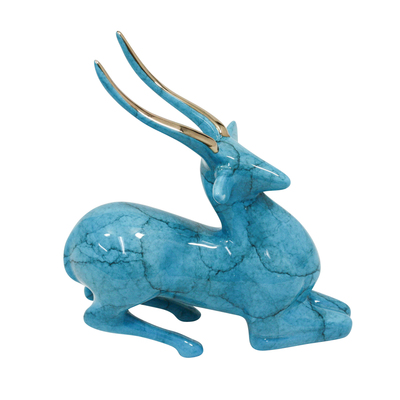 Loet Vanderveen - NYALA, JEWEL (314J) - BRONZE - 4.5 X 2.5 X 4.5 - These sculptures are bronze limited editions.
<br>
<br><a href="/[sculpture]/[available]-[patina]-[swatches]/">More than 30 patinas are available</a>. Available patinas are indicated as IN STOCK. Loet Vanderveen limited editions are always in strong demand and our stocked inventory sells quickly. Special orders are not being taken at this time.
<br>
<br>Allow a few weeks for your sculptures to arrive as each one is thoroughly prepared and packed in our warehouse. This includes fully customized crating and boxing for each piece. Your patience is appreciated during this process as we strive to ensure that your new artwork safely arrives.
<br>
<br>Shipping and Handling TBD