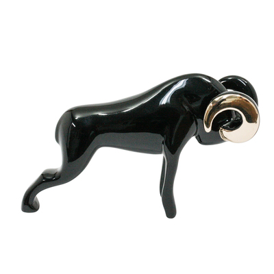 Loet Vanderveen - RAM, CLASSIC (321) - BRONZE - 5 X 2.75 - These sculptures are bronze limited editions.
<br>
<br><a href="/[sculpture]/[available]-[patina]-[swatches]/">More than 30 patinas are available</a>. Available patinas are indicated as IN STOCK. Loet Vanderveen limited editions are always in strong demand and our stocked inventory sells quickly. Special orders are not being taken at this time.
<br>
<br>Allow a few weeks for your sculptures to arrive as each one is thoroughly prepared and packed in our warehouse. This includes fully customized crating and boxing for each piece. Your patience is appreciated during this process as we strive to ensure that your new artwork safely arrives.
<br>
<br>Shipping and Handling TBD