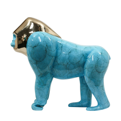 Loet Vanderveen - GORILLA, MOUNTAIN (329) - BRONZE - 14 X 6 X 13 - These sculptures are bronze limited editions.
<br>
<br><a href="/[sculpture]/[available]-[patina]-[swatches]/">More than 30 patinas are available</a>. Available patinas are indicated as IN STOCK. Loet Vanderveen limited editions are always in strong demand and our stocked inventory sells quickly. Special orders are not being taken at this time.
<br>
<br>Allow a few weeks for your sculptures to arrive as each one is thoroughly prepared and packed in our warehouse. This includes fully customized crating and boxing for each piece. Your patience is appreciated during this process as we strive to ensure that your new artwork safely arrives.
<br>
<br>Shipping and Handling TBD