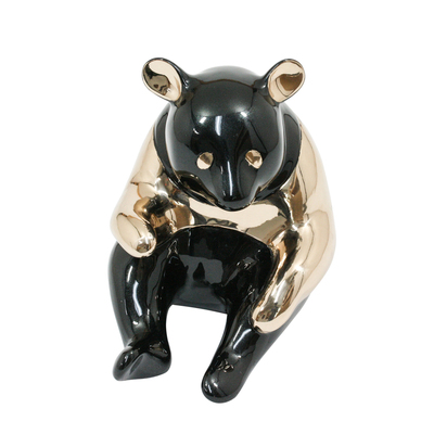 Loet Vanderveen - PANDA, CLASSIC (343) - BRONZE - 4 X 4 - These sculptures are bronze limited editions.
<br>
<br><a href="/[sculpture]/[available]-[patina]-[swatches]/">More than 30 patinas are available</a>. Available patinas are indicated as IN STOCK. Loet Vanderveen limited editions are always in strong demand and our stocked inventory sells quickly. Special orders are not being taken at this time.
<br>
<br>Allow a few weeks for your sculptures to arrive as each one is thoroughly prepared and packed in our warehouse. This includes fully customized crating and boxing for each piece. Your patience is appreciated during this process as we strive to ensure that your new artwork safely arrives.
<br>
<br>Shipping and Handling TBD