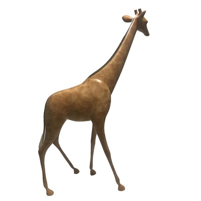 Loet Vanderveen - GIRAFFE, IMPERIAL POLISHED MANE & TAIL (348) - BRONZE - 27 X 10 X 40 - These sculptures are bronze limited editions.
<br>
<br><a href="/[sculpture]/[available]-[patina]-[swatches]/">More than 30 patinas are available</a>. Available patinas are indicated as IN STOCK. Loet Vanderveen limited editions are always in strong demand and our stocked inventory sells quickly. Special orders are not being taken at this time.
<br>
<br>Allow a few weeks for your sculptures to arrive as each one is thoroughly prepared and packed in our warehouse. This includes fully customized crating and boxing for each piece. Your patience is appreciated during this process as we strive to ensure that your new artwork safely arrives.
<br>
<br>Shipping and Handling TBD