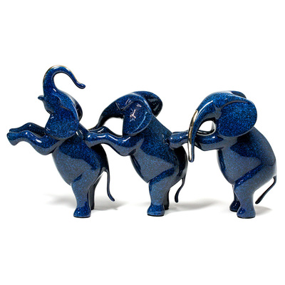 Loet Vanderveen - ELEPHANTS, STANDING SMALL (372) - BRONZE - 12.5 X 7 - These sculptures are bronze limited editions.
<br>
<br><a href="/[sculpture]/[available]-[patina]-[swatches]/">More than 30 patinas are available</a>. Available patinas are indicated as IN STOCK. Loet Vanderveen limited editions are always in strong demand and our stocked inventory sells quickly. Special orders are not being taken at this time.
<br>
<br>Allow a few weeks for your sculptures to arrive as each one is thoroughly prepared and packed in our warehouse. This includes fully customized crating and boxing for each piece. Your patience is appreciated during this process as we strive to ensure that your new artwork safely arrives.
<br>
<br>Shipping and Handling TBD